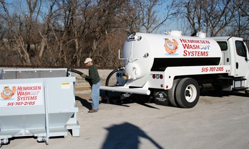 Vacuum truck service